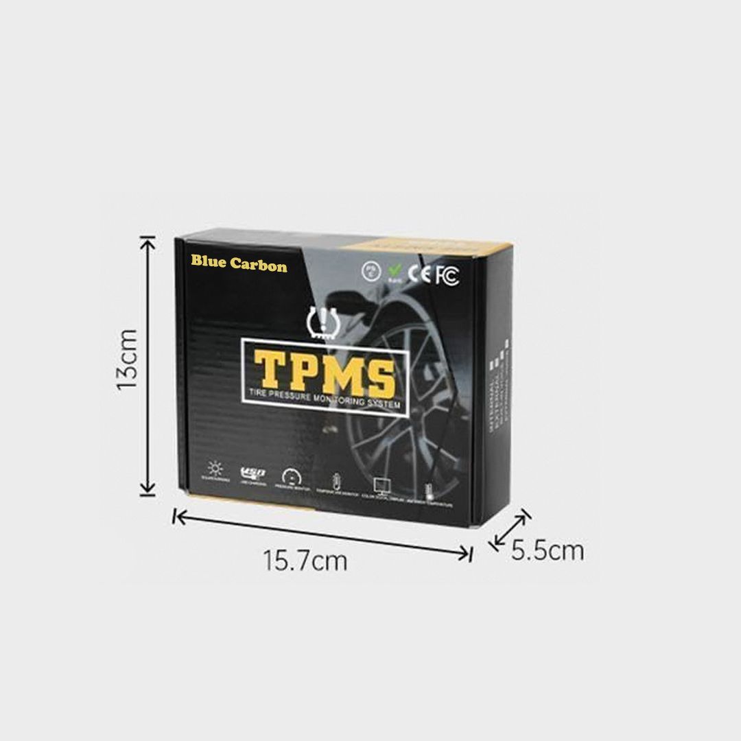 Solar TPMS Tire Pressure Monitoring System (4 Sensors)