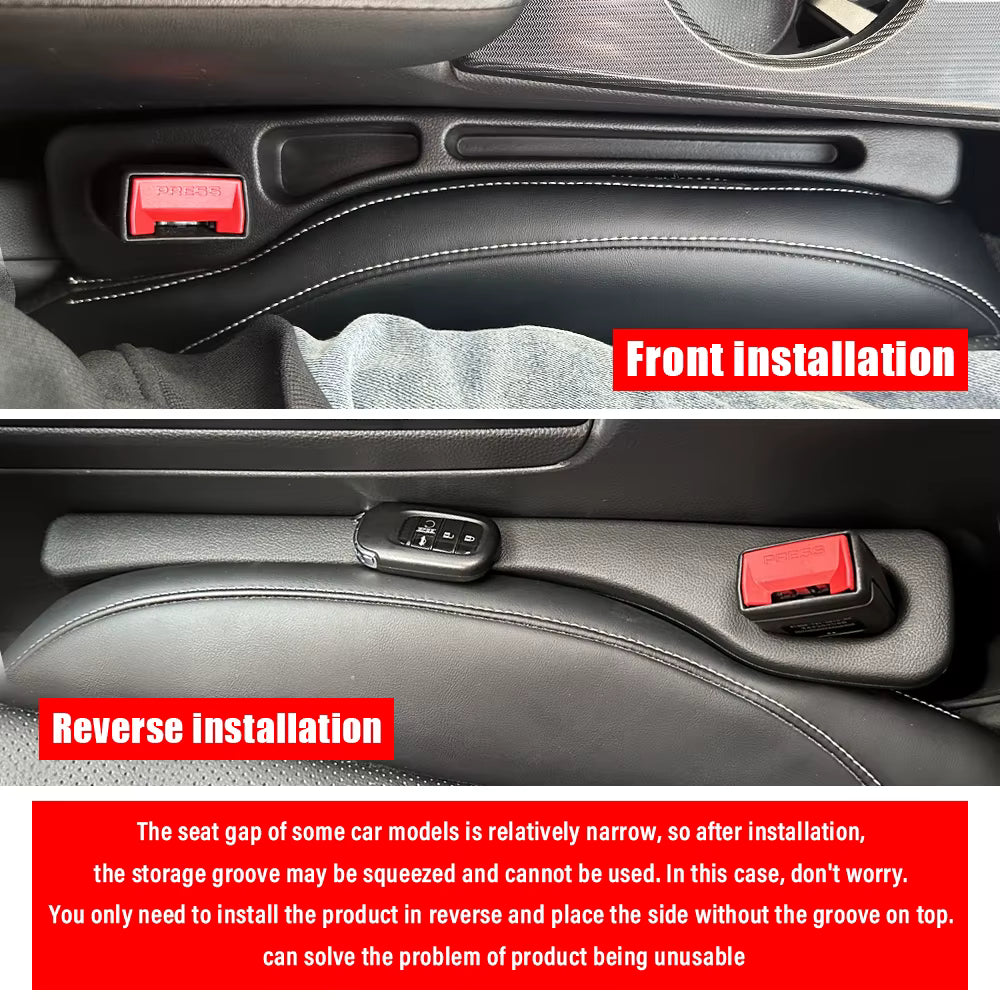 SeatGap Storage Pro – Car Seat Gap Filler & Organizer (2-Pack)