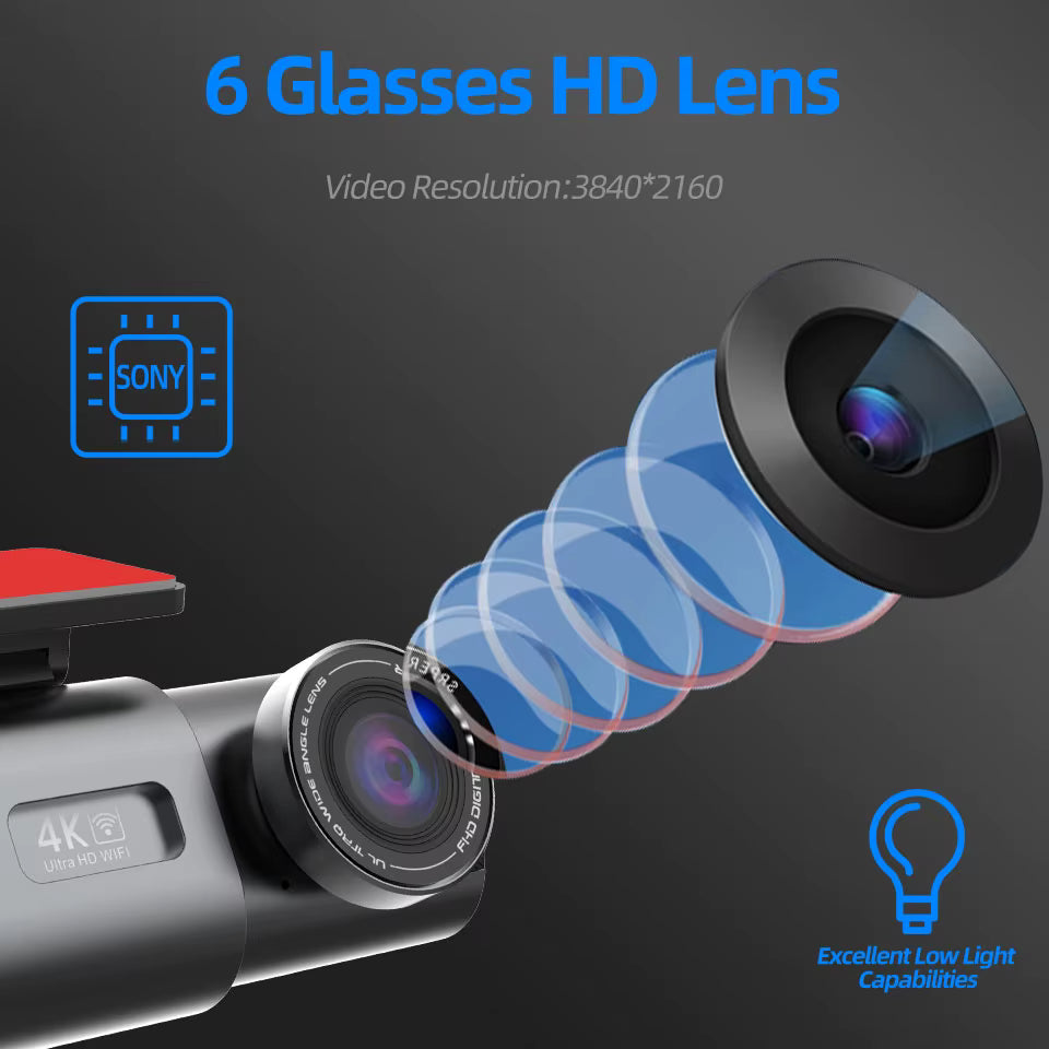 VisionDrive™ 4K Smart Dash Cam