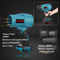 ONEVAN 3500W turbo blower specs sheet