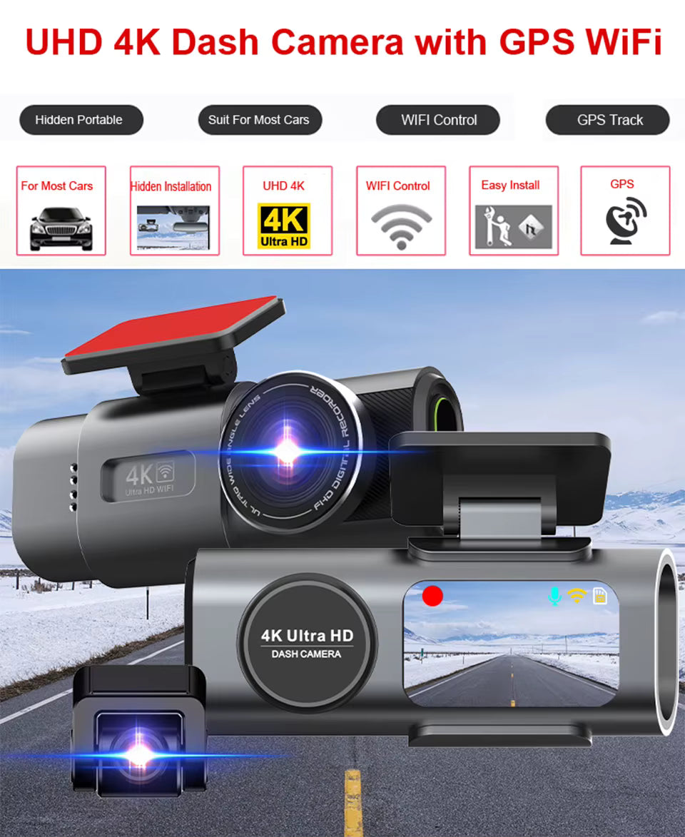VisionDrive™ 4K Smart Dash Cam